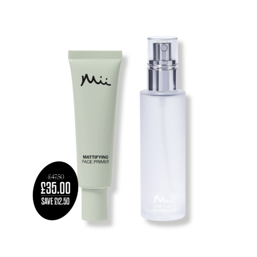 Prep + Set Glow Duo Mattifying Primer and Keep It Matte Setting Mist